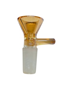 NoName - Glass GEAR Cone Handle Male Bowl | Amber