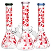Pulsar - 9.75" Love and Kisses Beaker Bong
