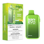 Drip'n Evo Green Apple 63k Puffs Disposable Vape