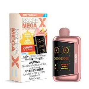 Accessories - Kraze Mega X Juicy Peach 48k Disposable Vape