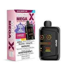 Accessories - Kraze Mega X Quad Berry Ice 48k Disposable Vape Main Image