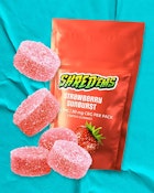 Strawberry Sunburst CBG+THC Gummies 5 x 4.5g by Shred'ems