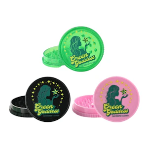 Smoke Arsenal - Green Goddess Acrylic Grinder (Pink, Black Green) 60mm 3pc