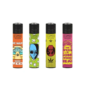 Smoke Arsenal - Clipper Galaxy Leaves Mini Lighter