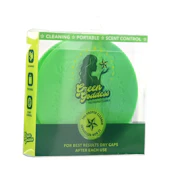 Green Goddess Silicone Glass Cleaning Cap