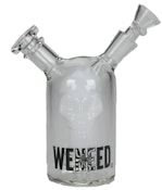 O WENEED - 5" NoirSkull Glass bong