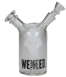 Smoking Cat - O WENEED - 5" NoirSkull Glass bong