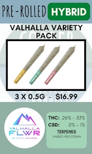 VALHALLA FLWR - VALHALLA FLWR - 3PK VARIETY PACK PRS