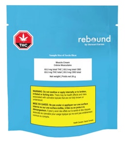Rebound by Stewart Farms - ARCTIC HEAT MUSCLE CREAM - THC/CBD 83.2mg/83.2mg