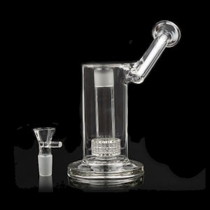 Unbranded - 6" Straight Glass BONG with Angled Neck