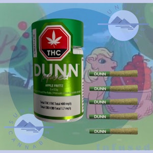 Dunn Cannabis - APPLE FRITTZ - DUNN - 5X0.5G