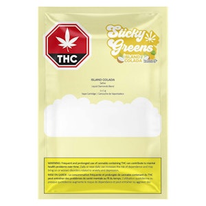 Sticky Greens - Island Colada Liquid Diamond 1g Prefilled Vape Cartridge