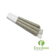 Jumpstart 3 x 0.5g Pre-Rolls Freedom Cannabis