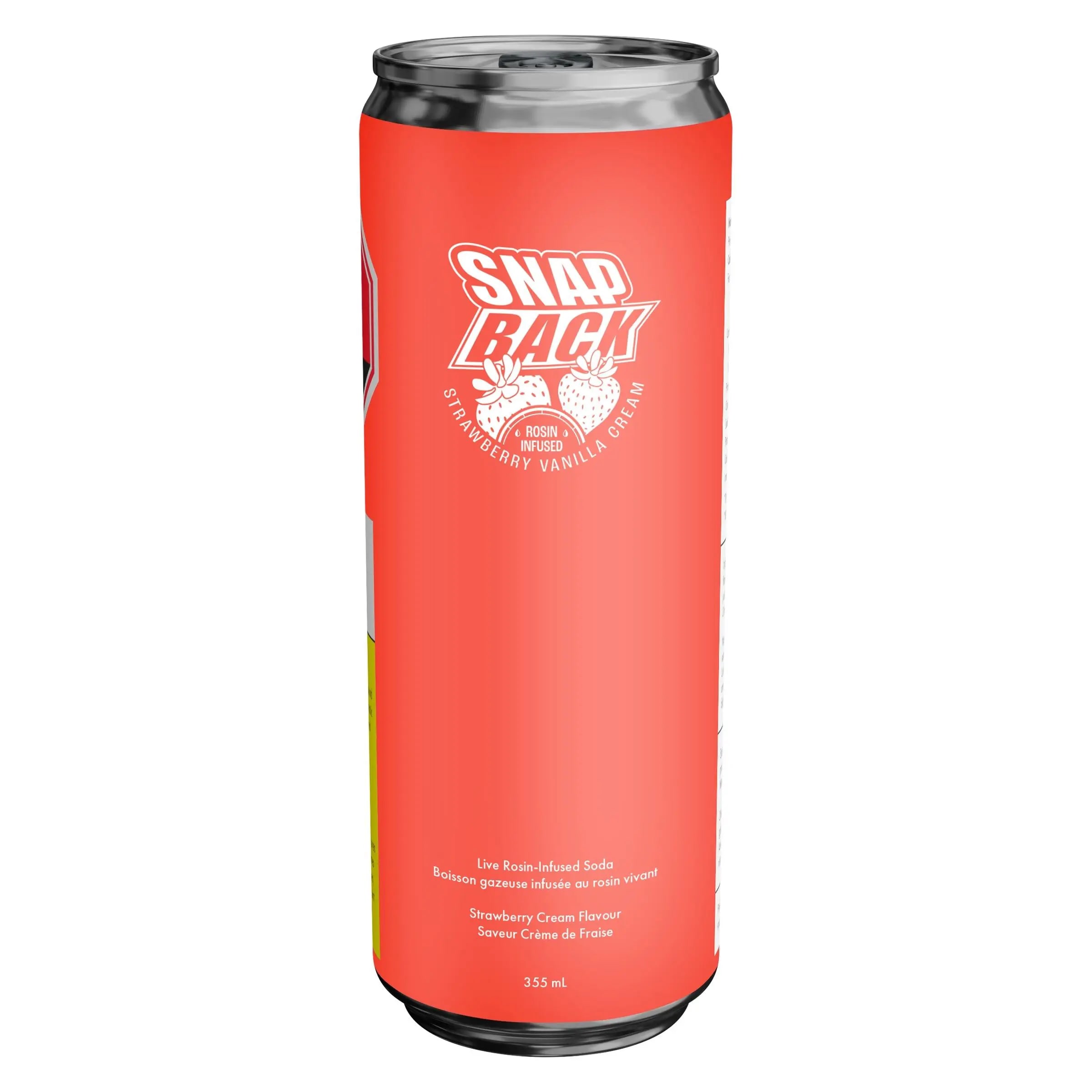 Strawberry Vanilla Cream Rosin-Infused Soda by SnapBack