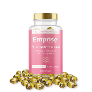 Inaturally Organic Inc - Emprise THC 5mg 120 Softgels