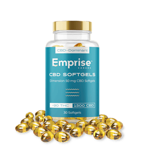 Inaturally Organic Inc - Emprise CBD Dimension 50 CBD Softgels