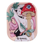 G-Rollz - 'Mushroom Lover' Metal Rolling Tray - Small