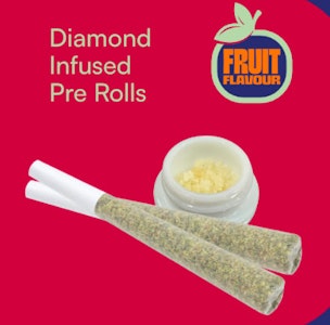 Terra Labs - Terra Labs - Strawberry Tsunami Diamond Infused Pre Roll - 1 x 1g