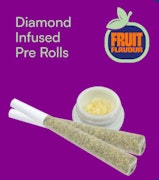 Terra Labs - Cherry Cyclone Diamond Infused Pre Rolls - 3 x 0.5g