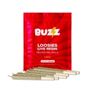 Buzz Cannabis - Loosies Sativa Live Resin Infused Pre-Rolls - 6 x 0.5g