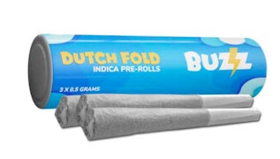 Buzz Cannabis - Rotating Dutch Fold (Animal Face) Pre Rolls - 3 x 0.5g