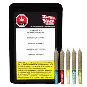 Sticky Greens - Five of Diamonds