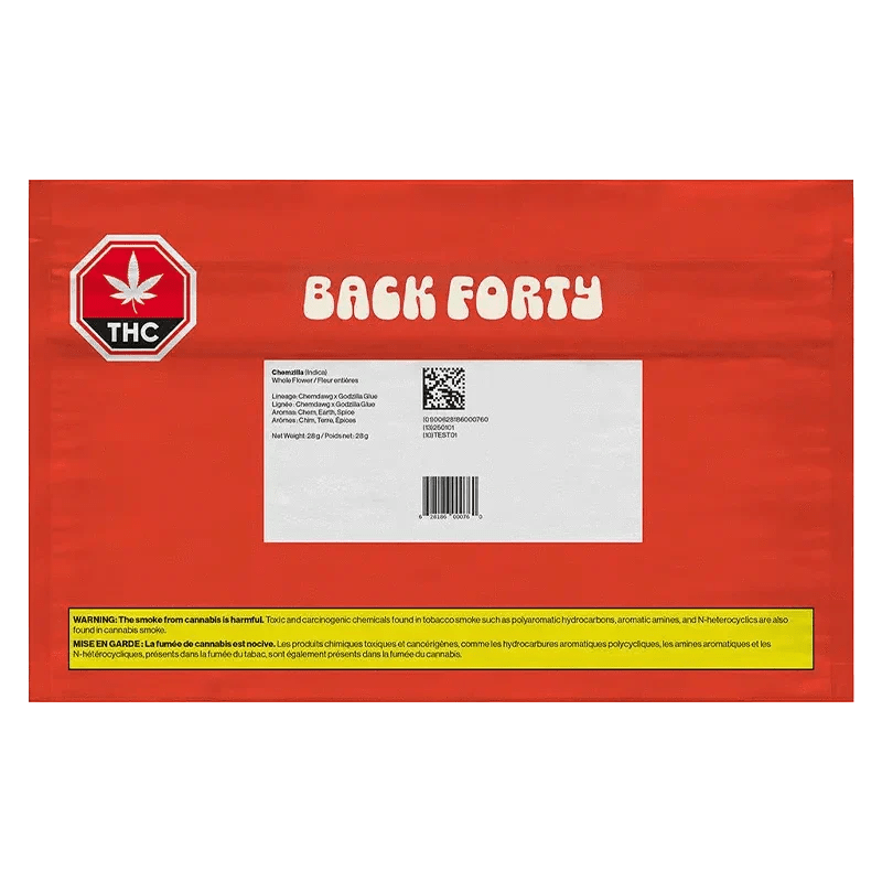 Back Forty Chemzilla 28g Flower