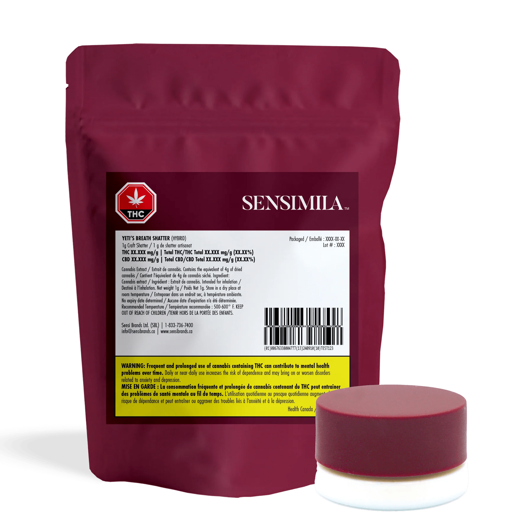 Sensimila Yetis Breath Shatter