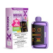 Kraze Mega X Tangy Aloe Grape 48k Disposable vape