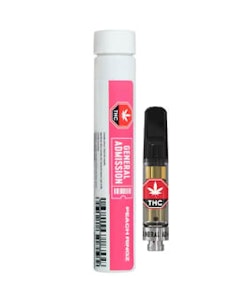 General Admission - Peach Ringz Cartridge 0.95G