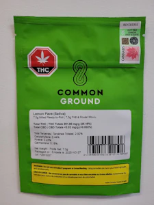 National Cannabis Distribution - Common Ground Lemon Pave 7g Milled Flower