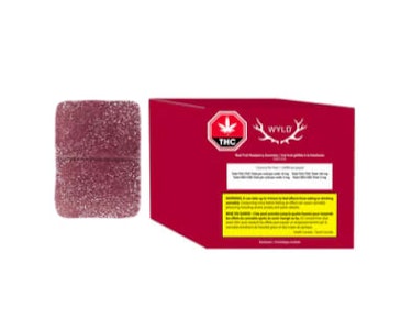 Wyld - Real Fruit Raspberry Gummies 10pk