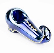 5.5" Electroplated Metallic Shoe Glass Pipe (one)