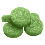 Platinum - Green Apple Balanced THC:CBD Gummies - Hybrid - 5 Pack