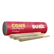Buzz Cannabis - Rotating Cones (Kush Mints) Pre Rolls - 3 x 0.5g
