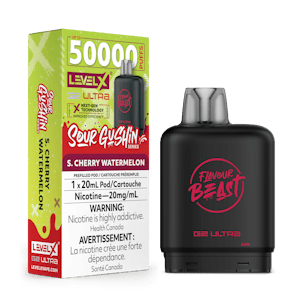 Level X Flavour Beast G2 Ultra Pod | 50k - Sour Gushin S. Cherry Watermelon