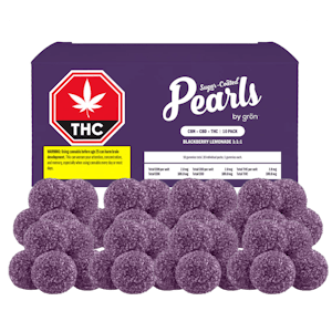Pearls by Grön - Pearls Blackberry Lemonade CBD:CBN:THC Gummies Mega Pk - 50 X 100mg