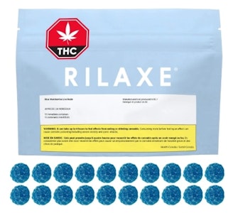 Rilaxe - Blue Memberries Multi Pack Of 20 THC:CBD (2:1) Live Resin Soft Chews 20 X 3.8g