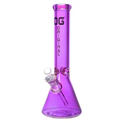 OG Original - Color Blaze Bong Purple - 14" 7mm