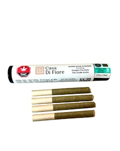 West Coast Weedery - Casa Di Fiore Super Sour Gushers 4x0.5g Prerolls