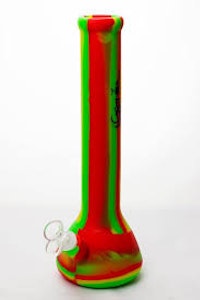 Accessories - Dabware 13" Silicone Beaker Bong - Rasta
