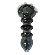 Genuine Glass Co. Glass Pipe 4" Black