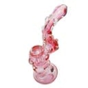 GOLD FUMED STAND UP BUBBLER