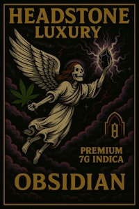 HeadStone Cannabis - Headstone Cannabis Obsidian - Premium Select Indica 7g Dried Flower