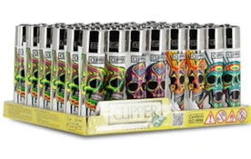 ACC - Clipper - Melting Skull Lighter