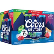 12C COORS SELTZER SLUSHIE 7.0 Variety Pack 12X355ml