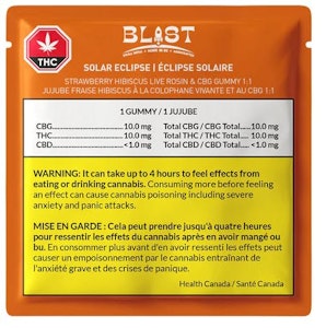 BLAST - SOLAR ECLIPSE LIVE ROSIN FS CBG 1:1 CHEWS - 4