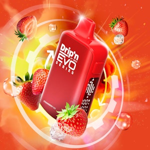 DRIP'N - EVO - Strawberry Ice - 63K Puff - 20mg - DRIP'N - EVO