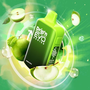 DRIP'N - EVO - Green Apple - 63K Puff - 20mg - DRIP'N - EVO
