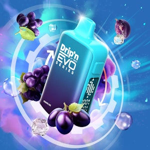 DRIP'N - EVO - Grape Ice - 63K Puff - 20mg - DRIP'N - EVO